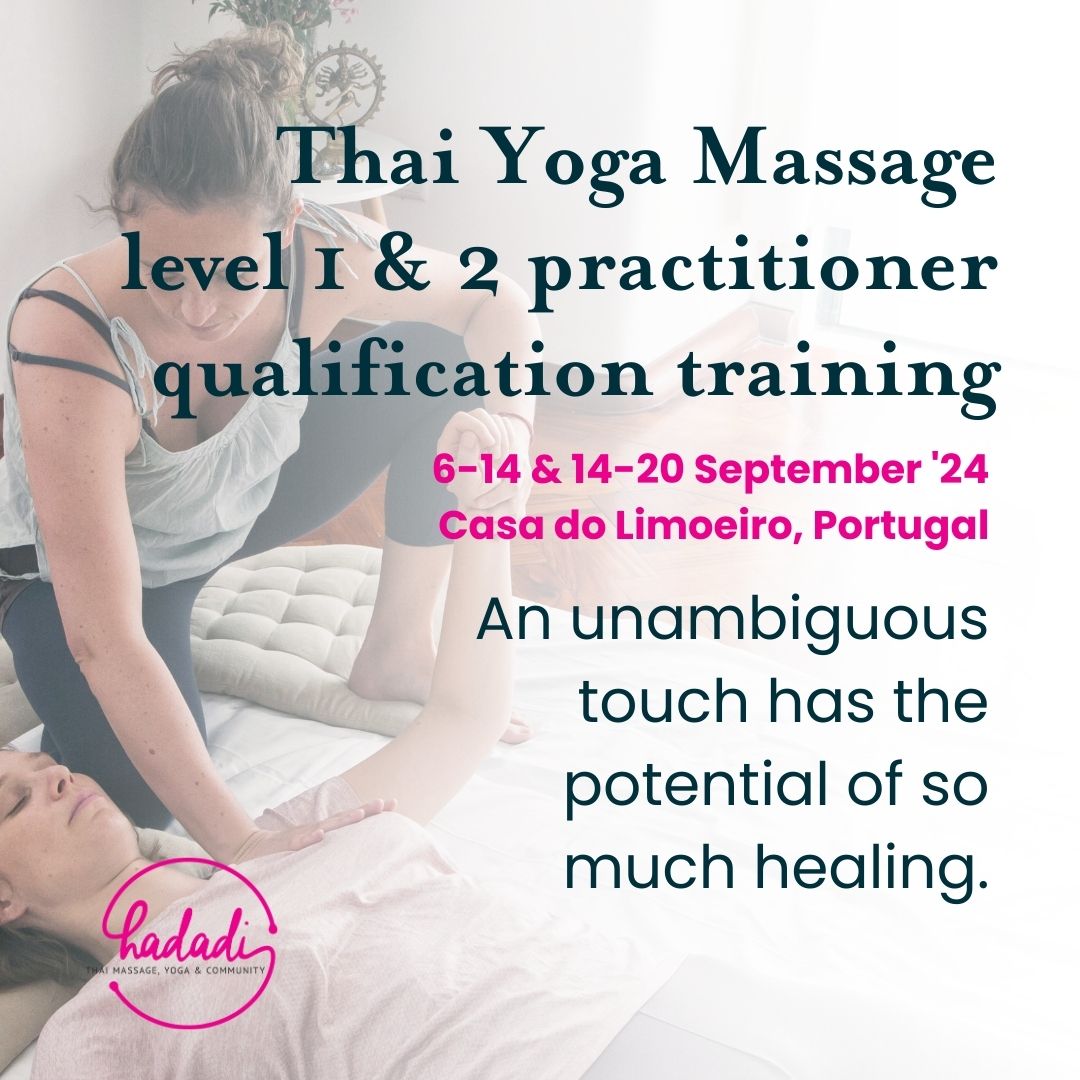 promo for Thai massage practitioner training